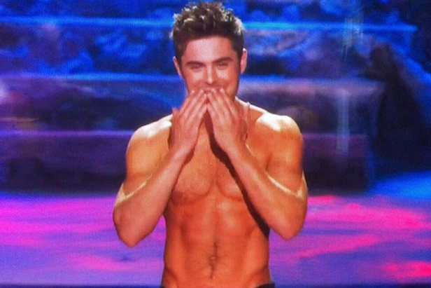 Zac Efron denies shirt ripping at MTV Movie Awards was publicity stunt