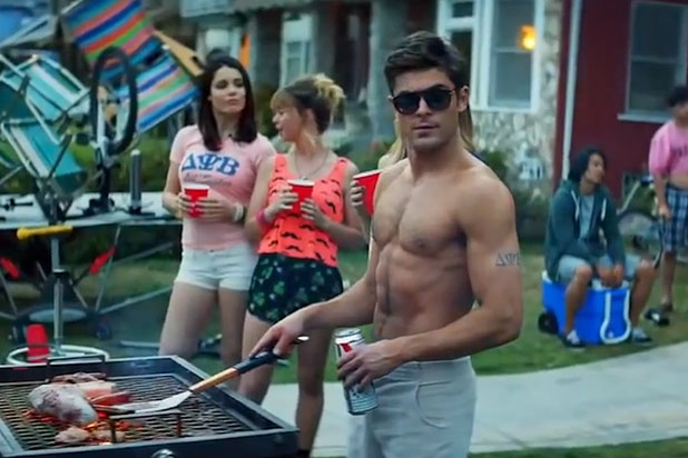 Zac Efron Goes Shirtless in New Neighbors Still