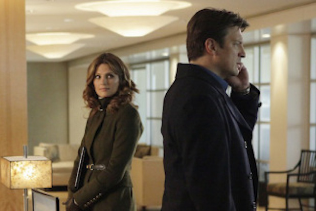 Castle' alert: Beckett, Castle share first kiss - The San Diego  Union-Tribune