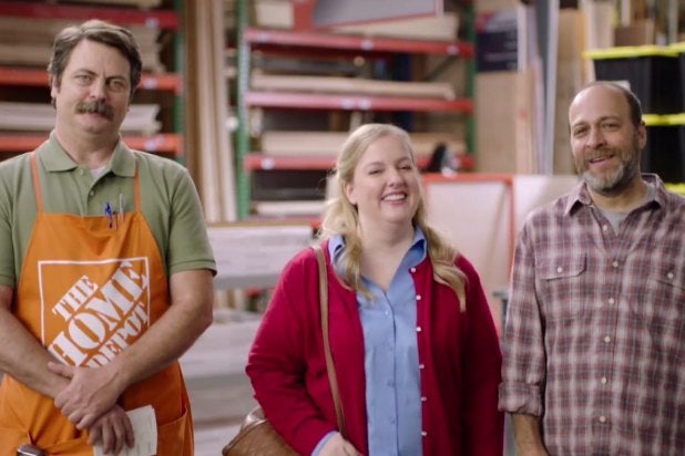 Nick Offerman Saves a Marriage in Home Depot Spoof on John Oliver's ...