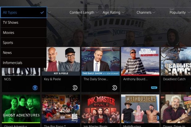 Sony Launching Web TV Service Playstation Vue Available Through ...