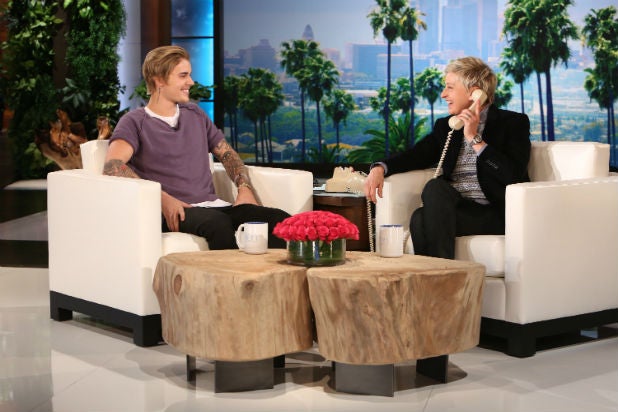 Justin Bieber and Ellen Degeneres Prank Call a Fan (Video) - TheWrap