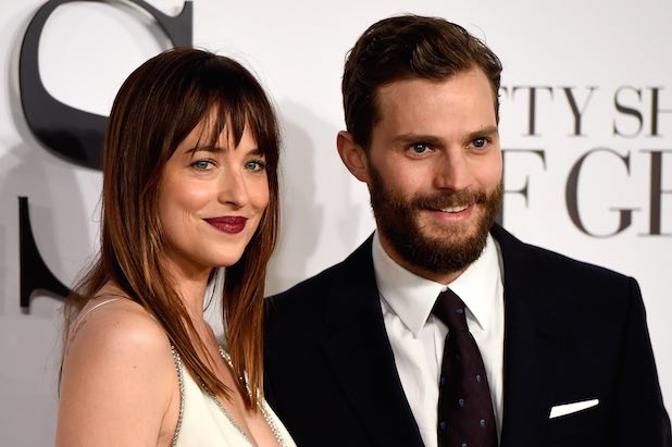 Fifty Shades Of Grey London Premiere Jamie Dornan Dakota Johnson Steam Up Red Carpet Photos