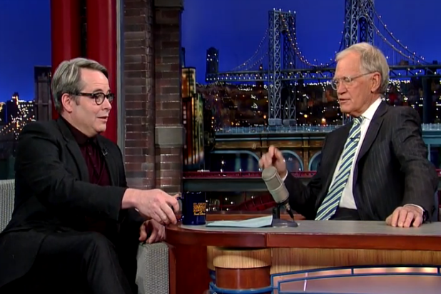 Matthew Broderick and David Letterman Have a 'Sex Talk' on the 'Late ...