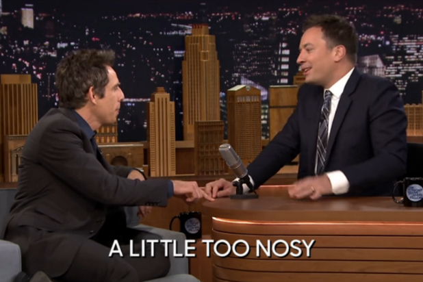 Ben Stiller Jimmy Fallon Share Sexual Tension During Emotional Interview On Tonight Show 2003