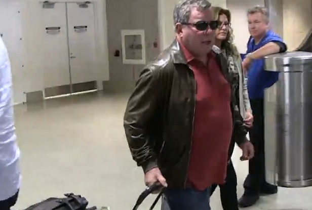 William Shatner Arrives in LA, Won't Discuss Leonard Nimoy Funeral (Video)