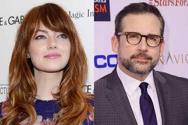 Karen Gillan Cum Porn - Battle of the Sexes' First Look: See Emma Stone and Steve Carell in All  Their '70s Glory (Photo)