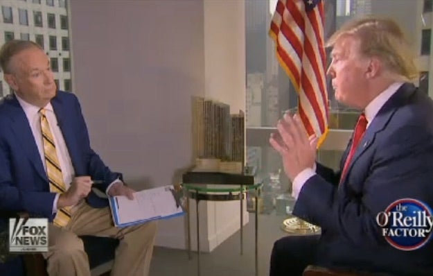 o'reilly trump interview cable news ratings timeline sexual harassment