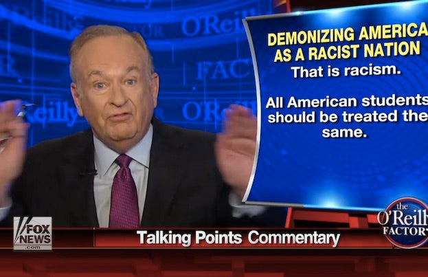 Bill O'Reilly Declares War on Fox Haters, Race-Baiters: 'You Want a War ...