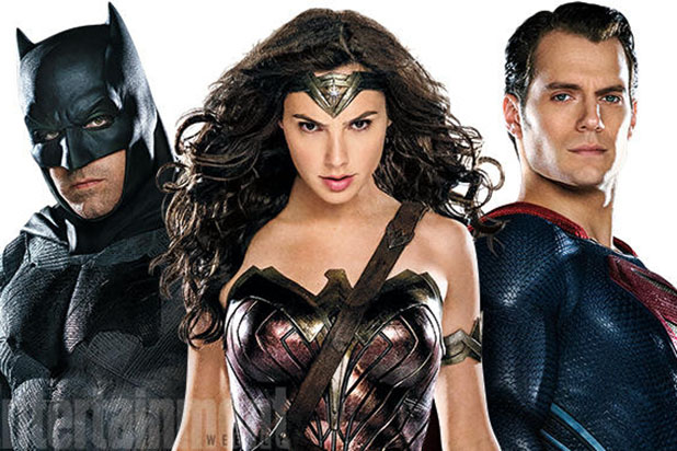 Batman v Superman' Latest Look Puts Wonder Woman Front and Center (Photo)