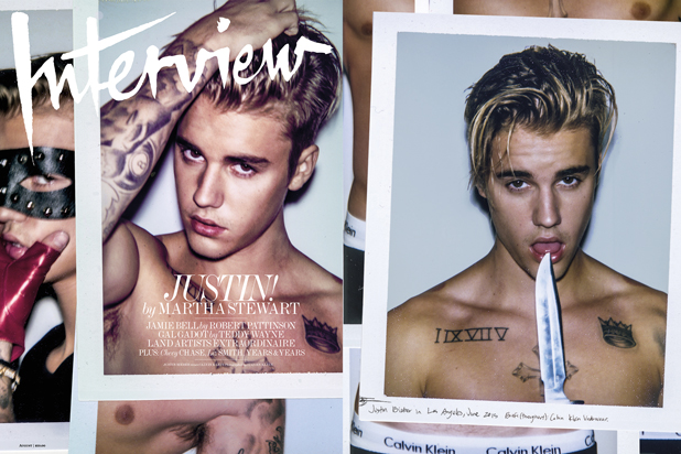 First Look At Justin Biebers Racy Interview Magazine Cover