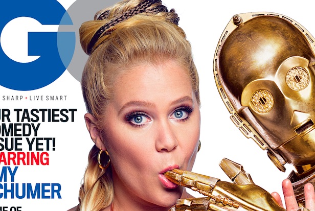 Amy Schumer Sleeps With Star Wars Droids R2 D2 C 3po In Risqué Gq 