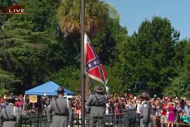 Confederate Flag Removal From South Carolina Capitol Covered Live On Broadcast Cable 