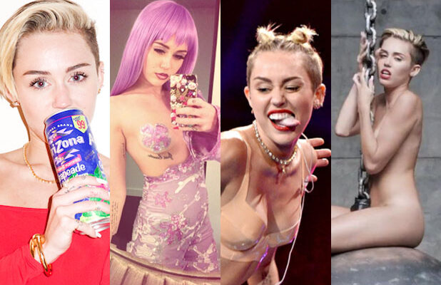 618px x 400px - 10 Craziest Miley Cyrus Moments Since Twerk-tastic MTV VMA Performance