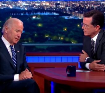 Joe Biden Gets Emotional With Stephen Colbert Over Son’s Death ...