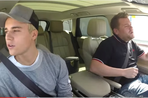 Justin Bieber Sings His New Hits With James Corden In Carpool Karaoke Return Video Thewrap 