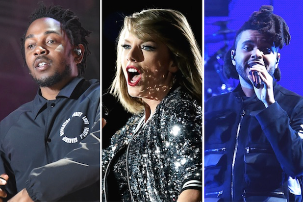 Kendrick Lamar, Taylor Swift and The Weeknd Top Grammy Award Nominations