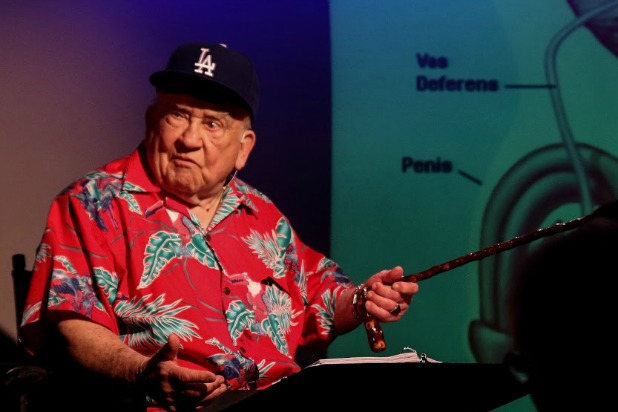 Candid Beach Erection - Why Ed Asner's Solo Show Is Like 'The Vagina Monologues' for Older Men  (Guest Blog)