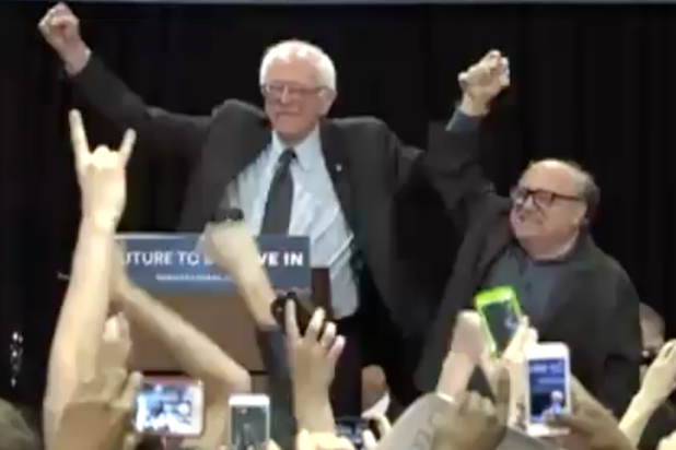 Danny DeVito Intros Bernie Sanders: 'We Need You Obi-Wan' (Video)