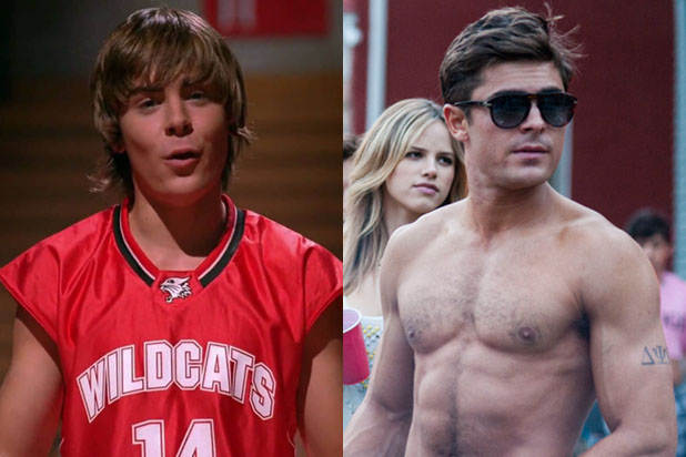 618px x 412px - The Evolution of Zac Efron: From 'High School Musical' to ...
