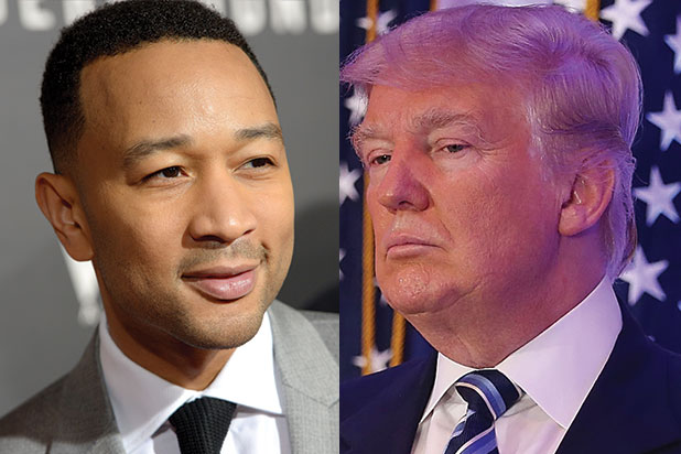 John Legend Calls Donald Trump 'Racist' After Candidate Cancels Chicago ...