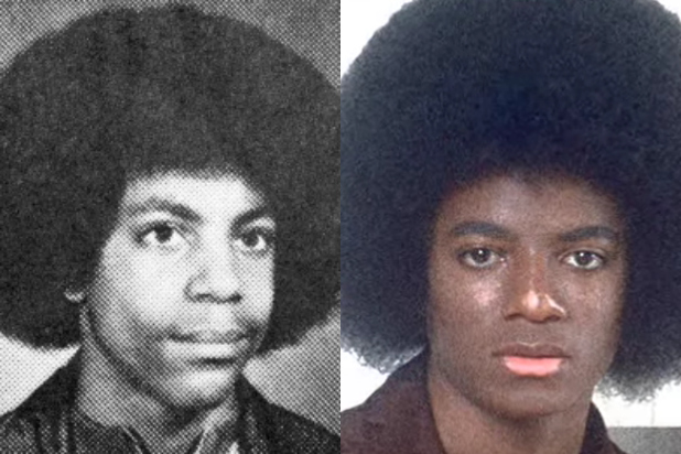 michael jackson curly afro