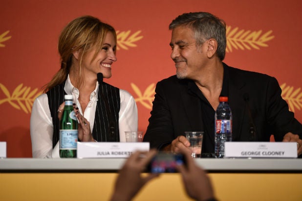 Cannes Day 2 Money Monster Reviews Julia S First Time - julia roberts george clooney