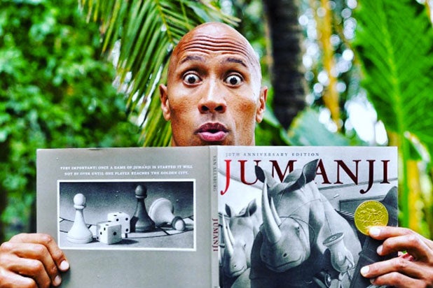 The Rock in Jumanji