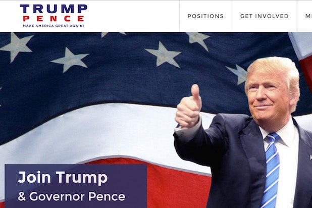 Trump-Pence Racy Logo Has Been Removed