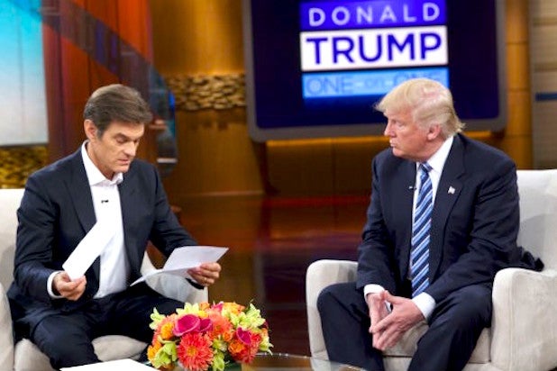 Donald Trump Surprises Dr. Oz With Recent Medical Exam (Video) - TheWrap