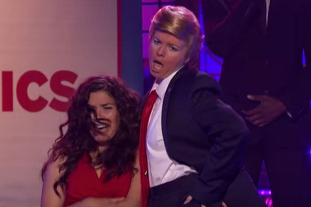 Amber Tamblyn Dresses Up As Donald Trump On Lip Sync Battle Video Thewrap 6277