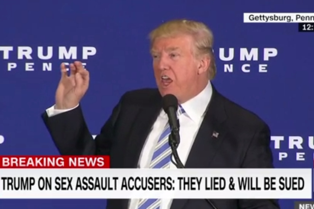 Donald Trump Vows to Sue All of Hisual Misconduct 