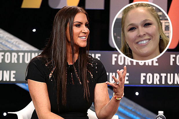 Wwe Mcmohan Xxx - Ronda Rousey to WWE? 'We Would Love to Have Her,' Stephanie McMahon Says -  TheWrap