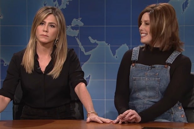 tv update show power 'SNL': the Weekend Show Aniston Steal on Jennifer Watch