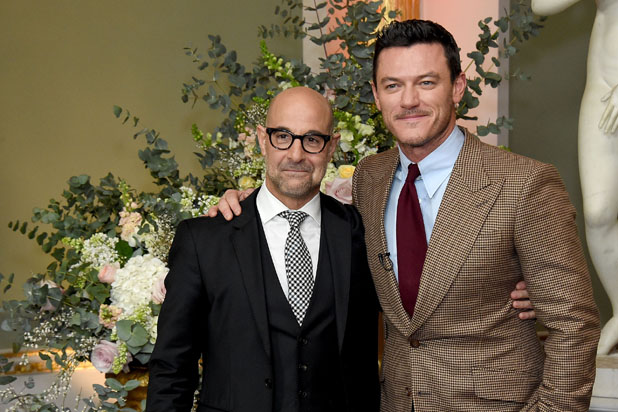 Stanley Tucci Luke Evans Beauty And The Beast