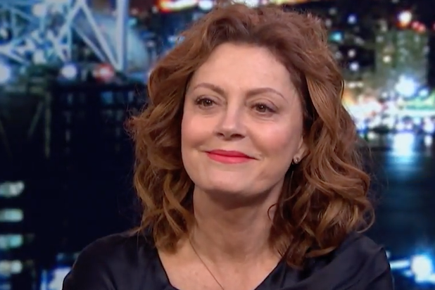 618px x 412px - Susan Sarandon in NBCSN Booth for Rangers v Penguins Game Dubbed a 'Dark  Day in Hockey'