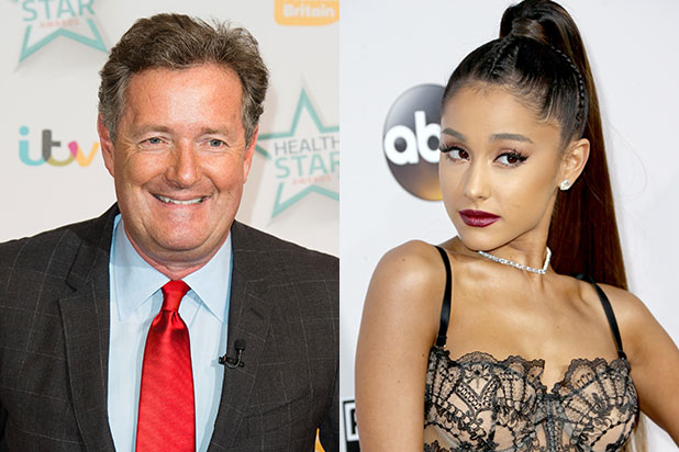 Ariana Grande Anime Porn - Piers Morgan Apologizes to Ariana Grande for Manchester Slam: 'You're One  Helluva Gutsy Young Lady'