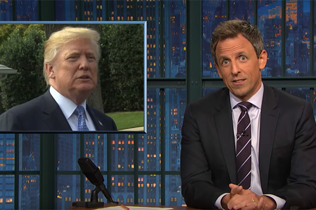 WATCH: 'He's probably going to be a great f**king president' - Late Night  host Seth Myers on Donald Trump