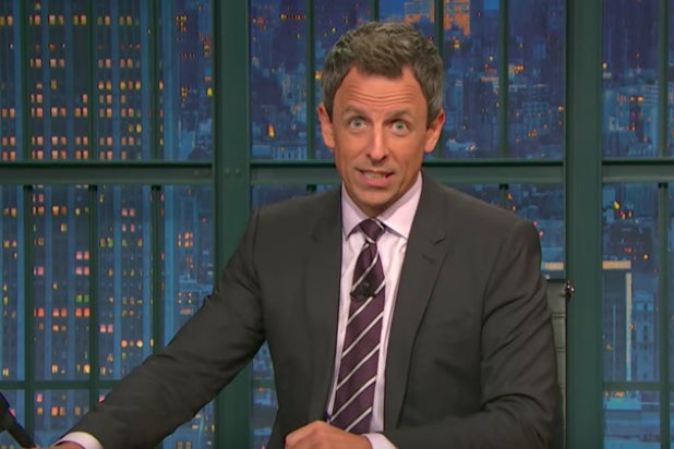 Josh Meyers Porn - Seth Meyers Throws Eminem-Style Trump Gauntlet at His Fans ...