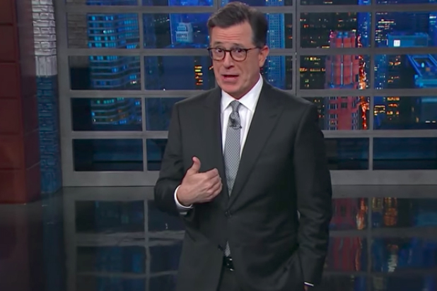 Professor Colbert Regrades Trump's Efforts in Puerto Rico (Video)