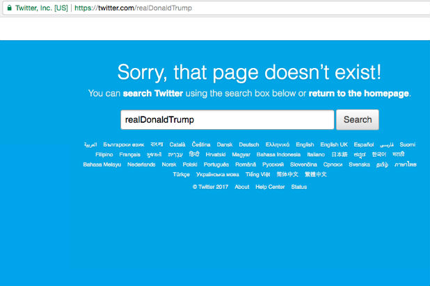 Trump's Twitter Account Was Deactivated by Customer Service Employee on ...