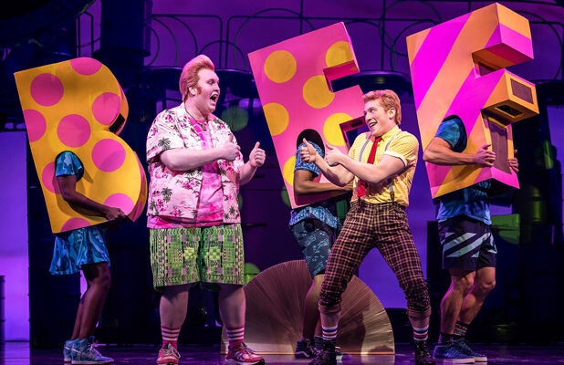 Spongebob Squarepants Broadway Review Bouncy Tunes Keep Soggy Book Afloat