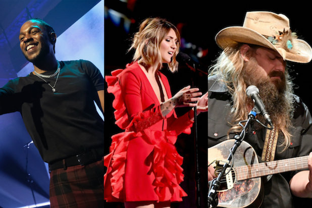 Grammys Kendrick Lamar Julia Michaels Chris Stapleton