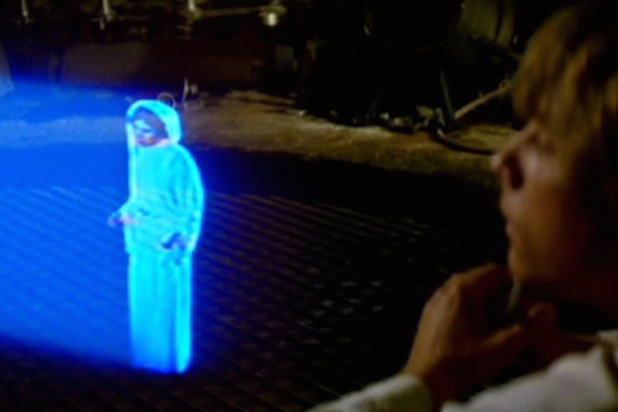 star wars hologram cards