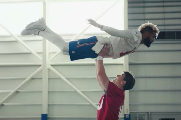 Eli Manning, Odell Beckham Jr Do 'Dirty Dancing' Routine In Super Bowl ...