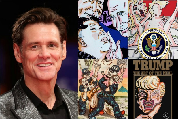   Jim Carrey Artwork Collage 3 