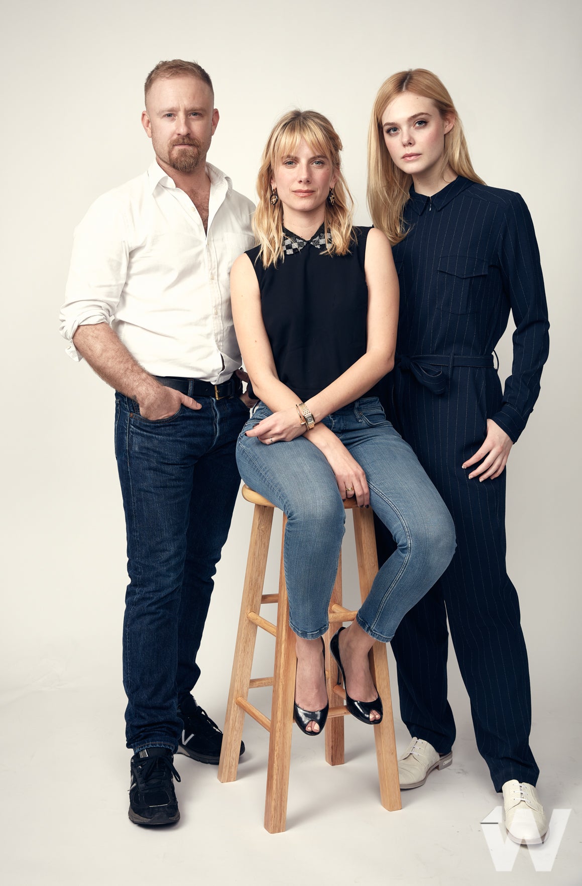 SXSW 2018 Ben Foster, Melanie Laurent, and Elle Fanning Galveston