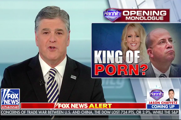 618px x 412px - Sean Hannity Unloads on CNN and 'Porn King' Jeff Zucker