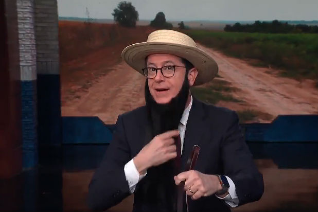 Amish Boy Porn - Stephen Colbert Proposes Amish Version of Facebook to Fix ...