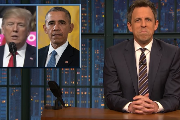 Seth Meyers Tears Into Trump For Rambling Nonsensically At Pennsylvania Rally Video Thewrap 